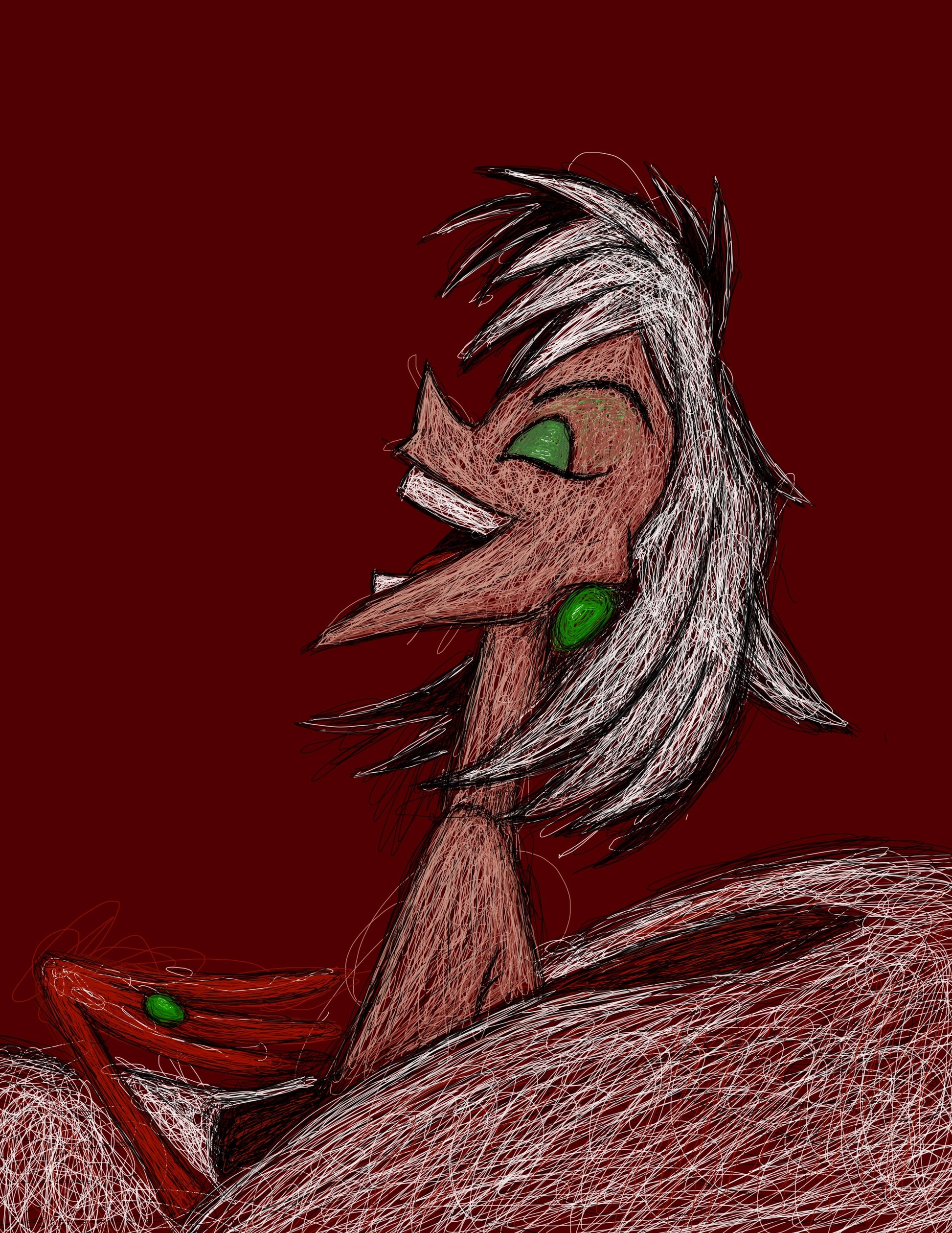 cruella de vil print