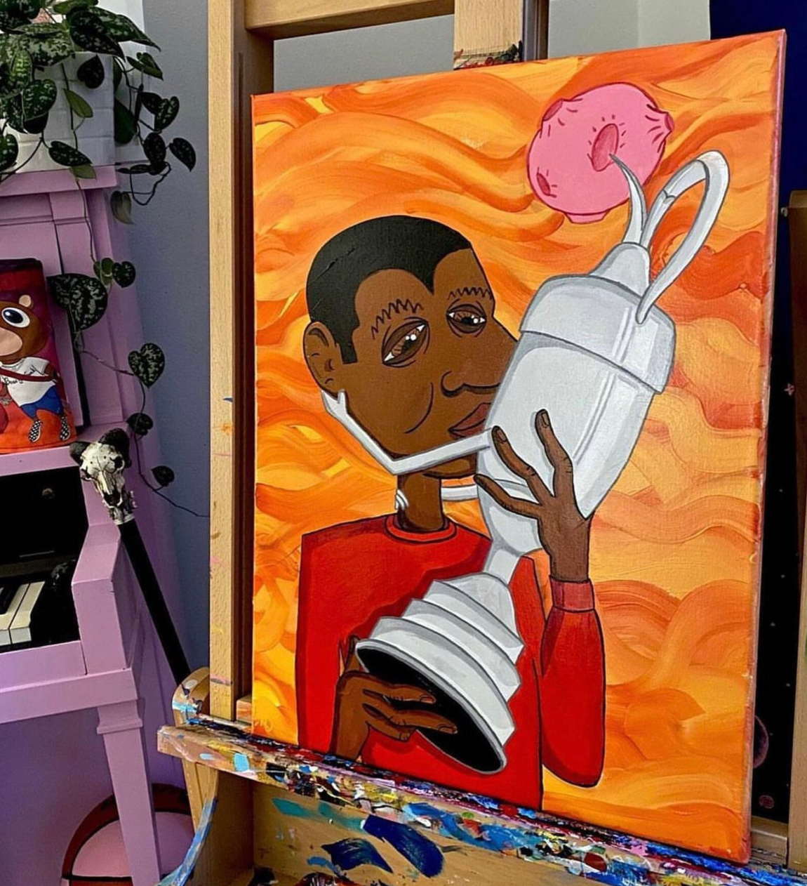 Tiger Woods Painting