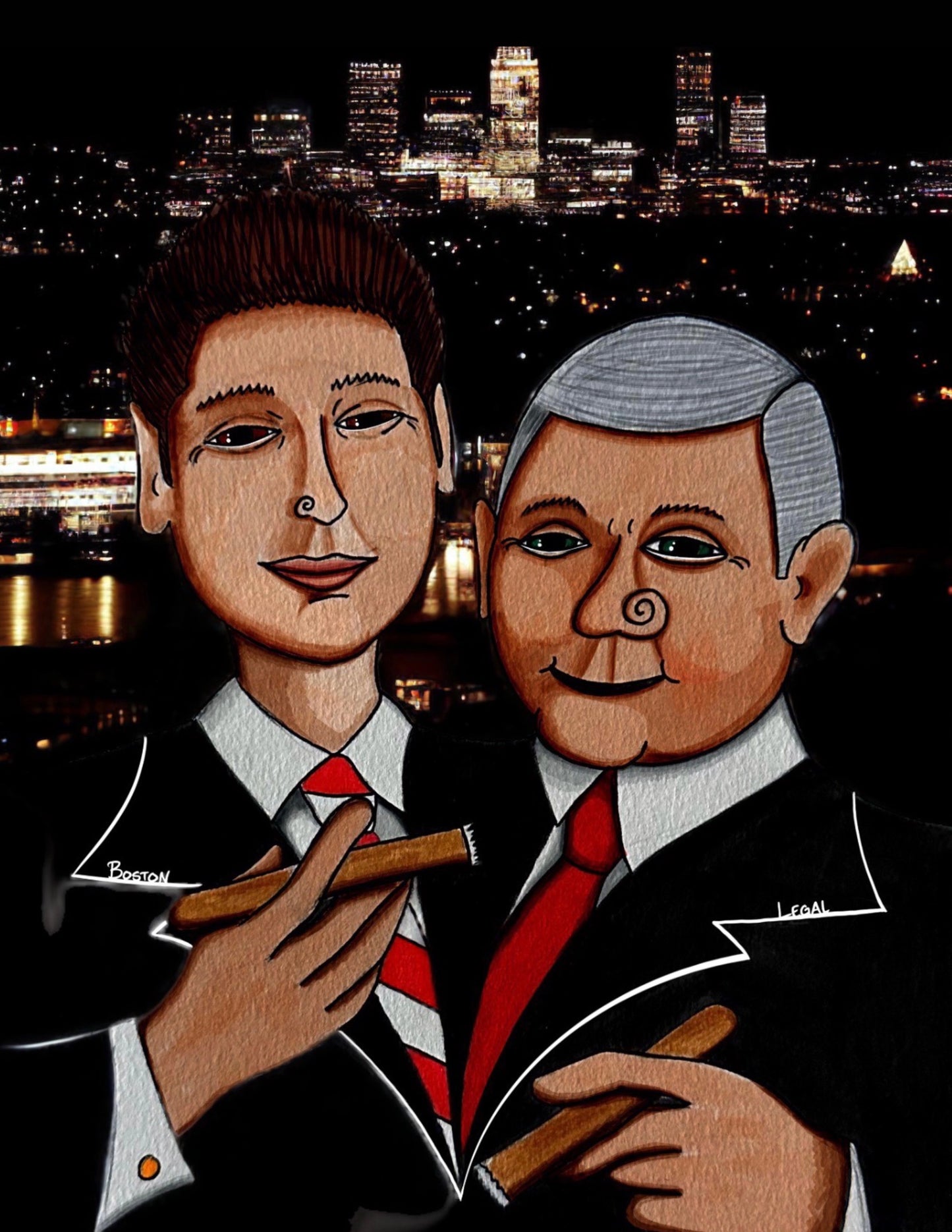 Boston Legal Print art