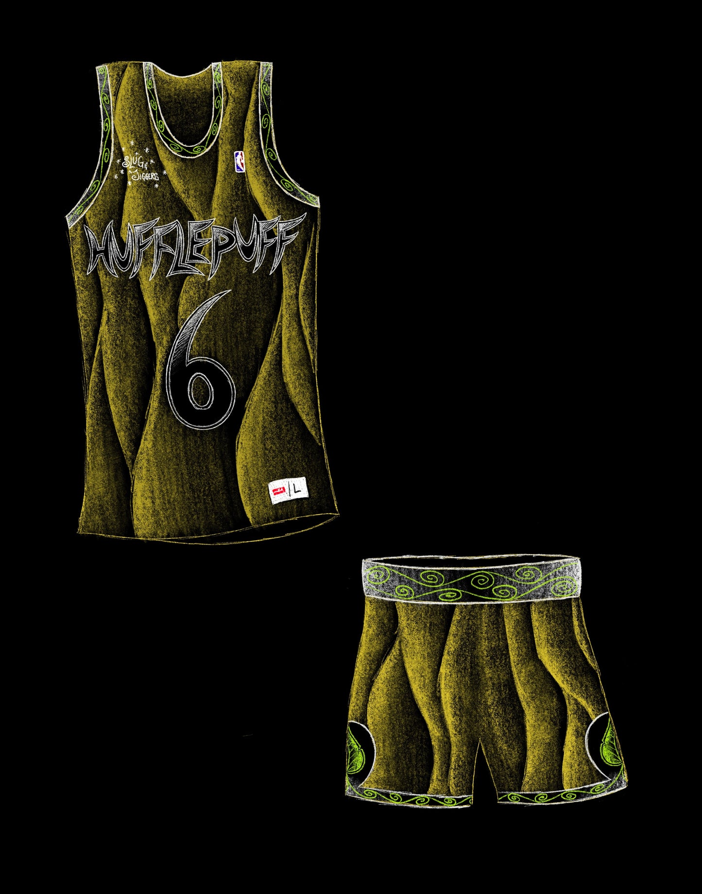 Hufflepuff Jersey Print Art