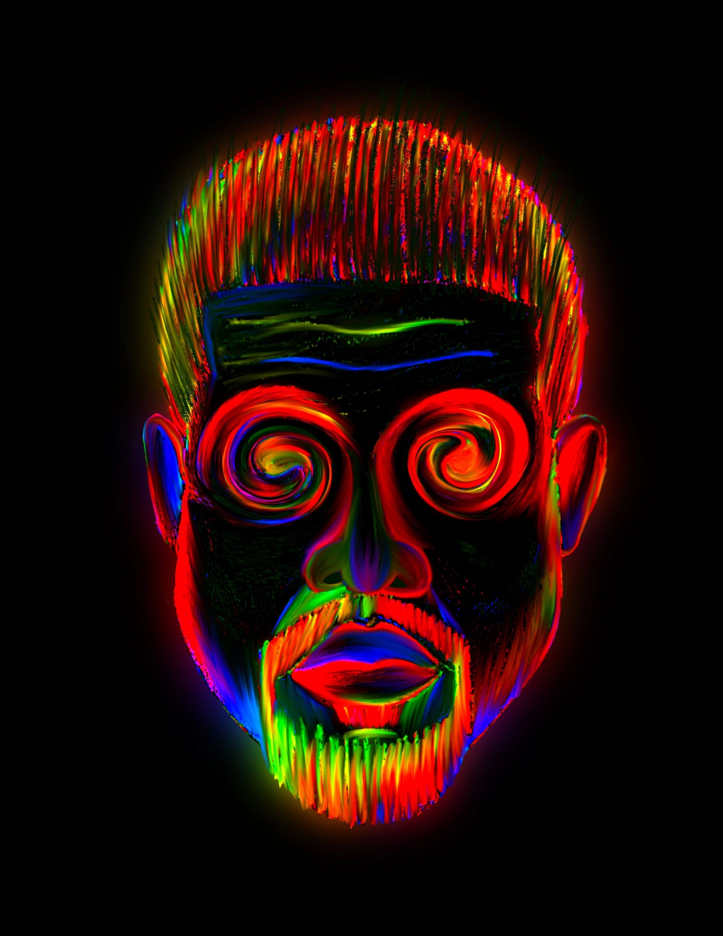 ye neon art print