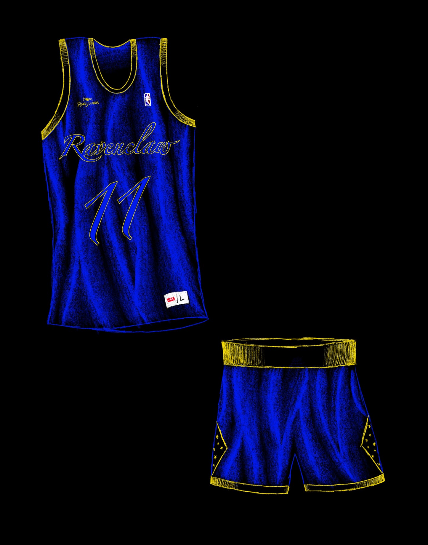 Ravenclaw Basketball Jersey Print