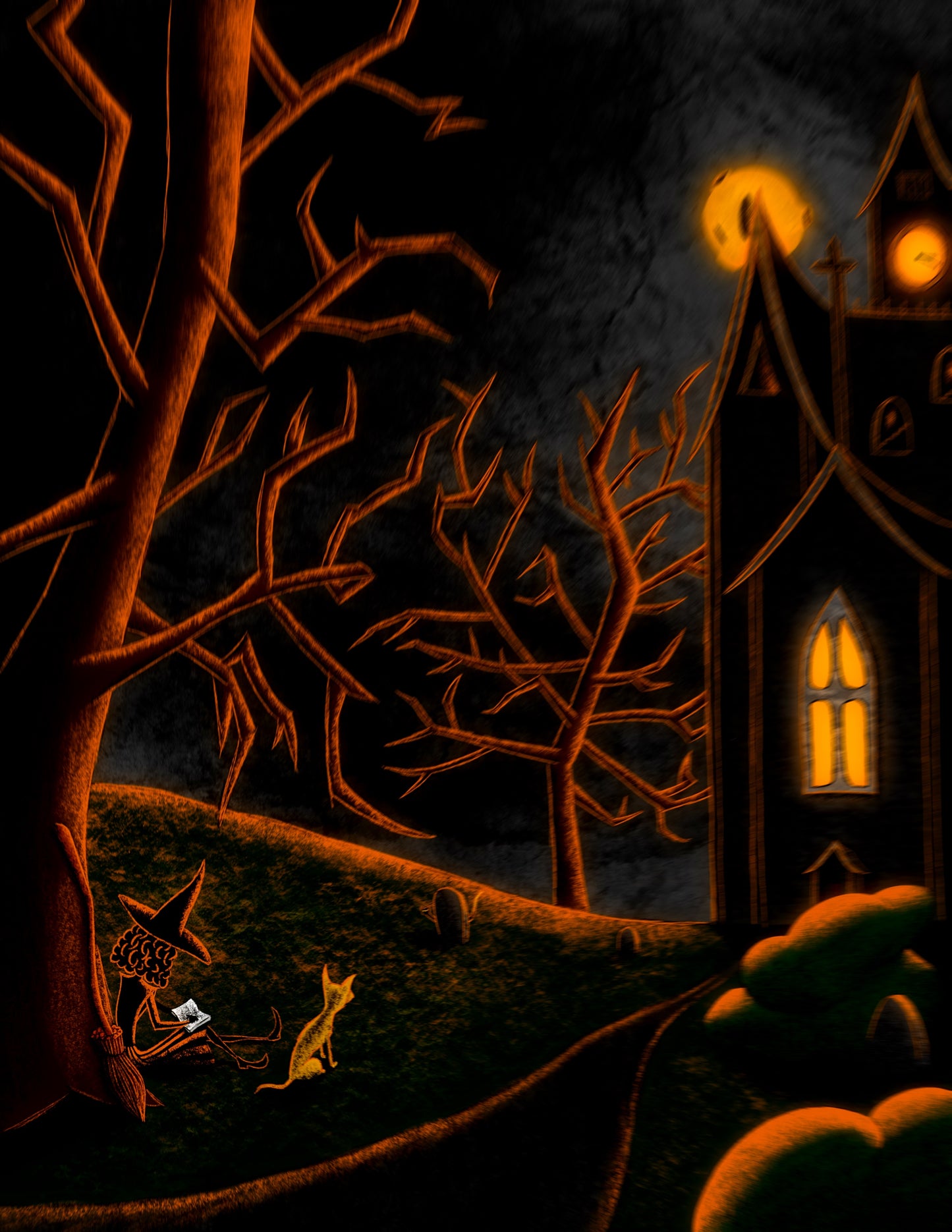 spooky print