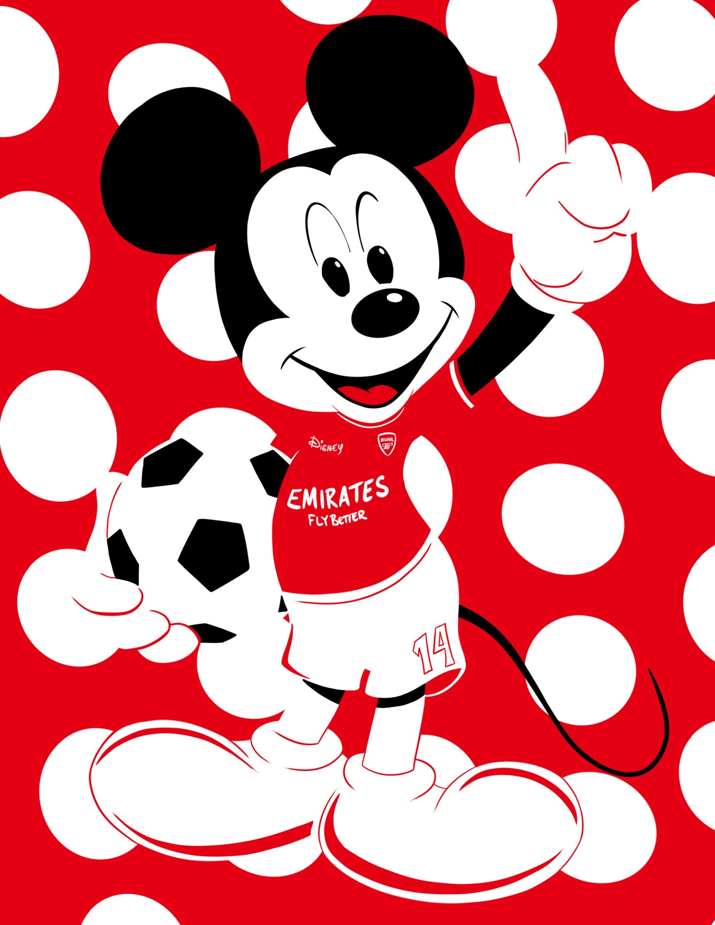 Arsenal Mickey| Art by Drew Reinland